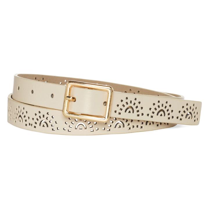 Liz Claiborne Faux-leather Dress Belt - Plus