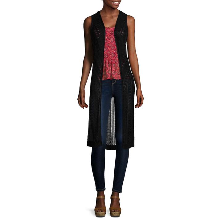 Arizona Pointelle Duster Vest