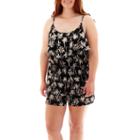 Arizona Sleeveless Print Romper - Juniors Plus