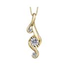 Sirena 1/3 Ct. T.w. Diamond 14k Yellow Gold Pendant Necklace