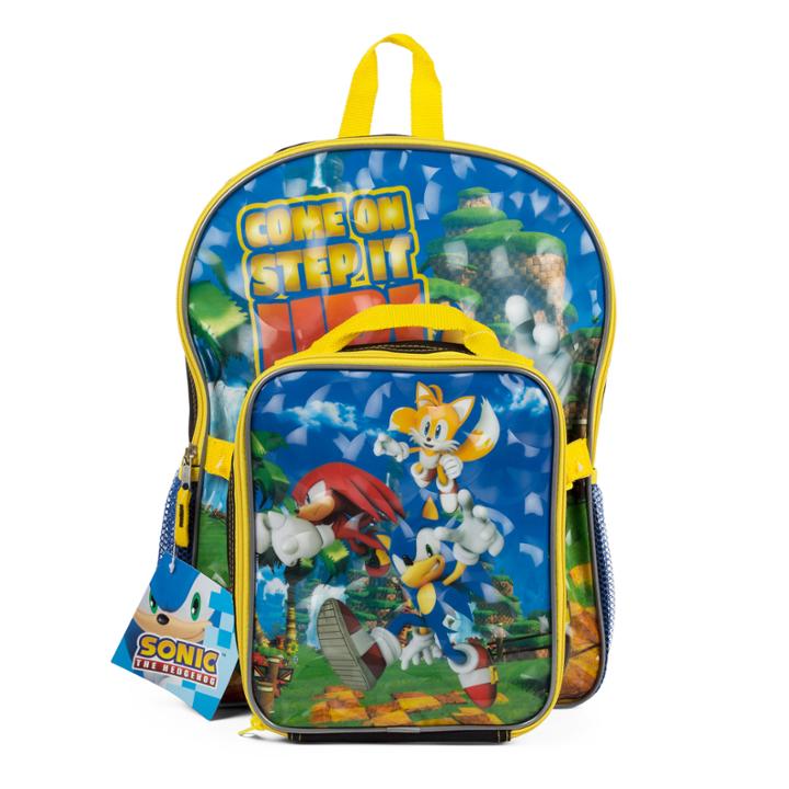 Sonic Backpack With Lunch Kit