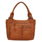 Bueno Of California Grainy Washed Double Shoulder Shoulder Bag