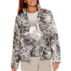 Alfred Dunner Alpine Lodge Long-sleeve Print Quilted Jacket