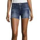 Arizona 2 1/2 High Rise Denim Shorts-juniors