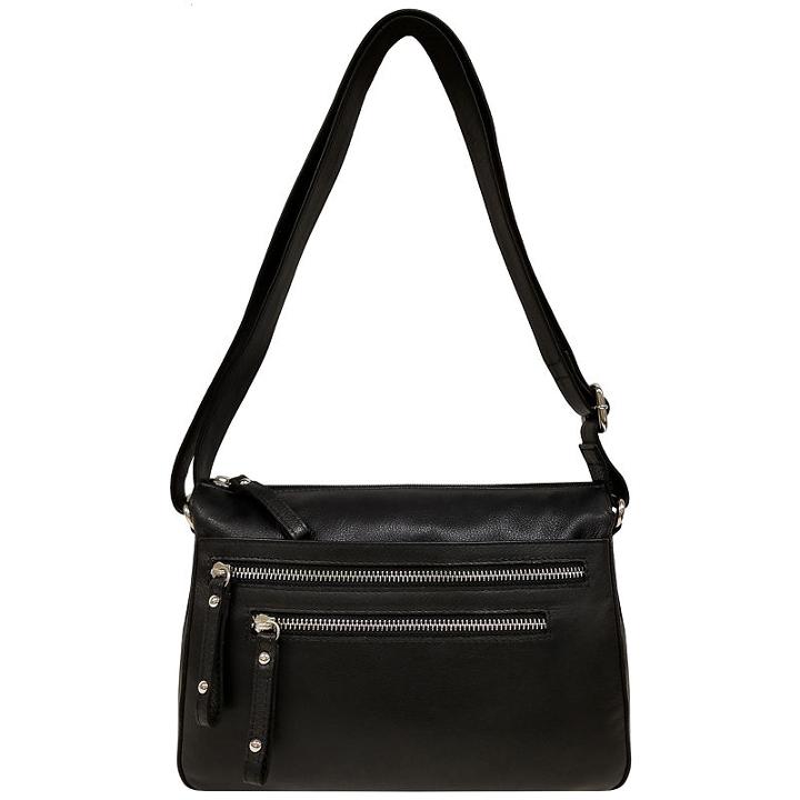 East 5th Leather Triple Zip Shoulder Shoulder Bag