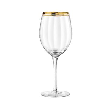 Tableart Tivoli Gold-rim Set Of 4 Wine Glasses