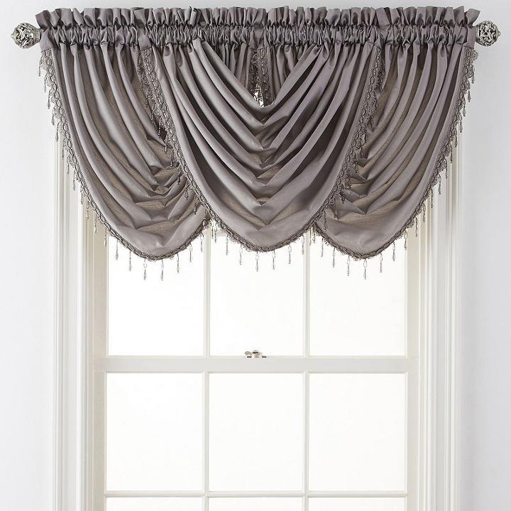 Rod-pocket Waterfall Valance
