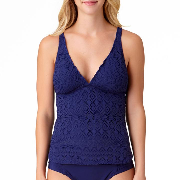 A.n.a Crochet Tankini Swimsuit Top
