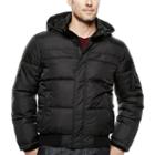 Claiborne Quilted Rib-knit Bomber Jacket