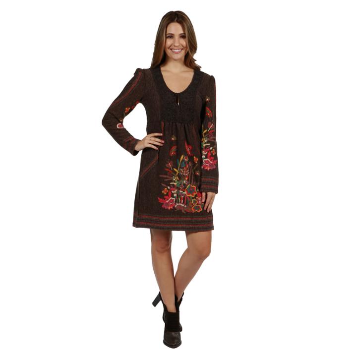 24/7 Comfort Apparel Payton Sweater Knit Dress