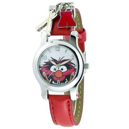 Muppets Animal Red Strap Charm Watch