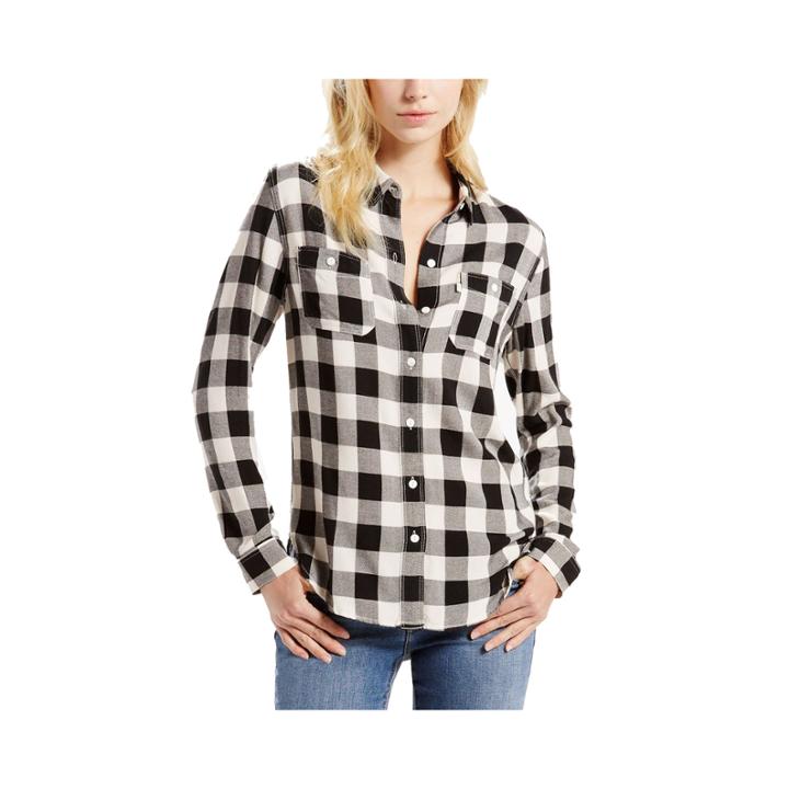 Levi's Long-sleeve Workwear Boyfriend Shirt