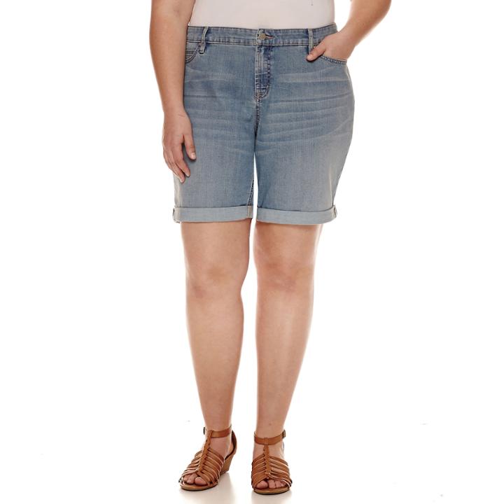 A.n.a Denim Bermuda Shorts-plus
