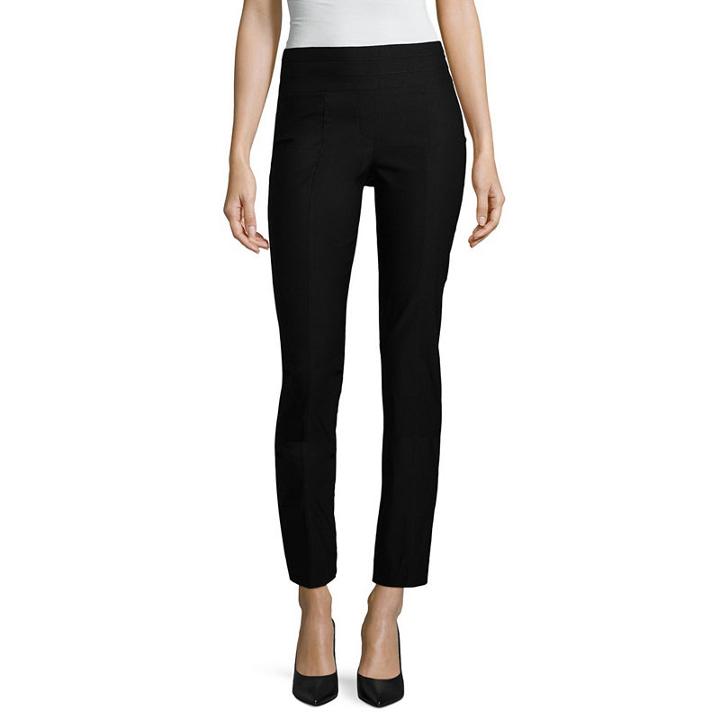 Liz Claiborne Classic Fit Ankle Pants-petite