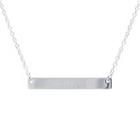 Silver Treasures Womens Unstoppable Pendant Necklace