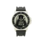 Darth Vader Mens Black Silicone Strap Watch