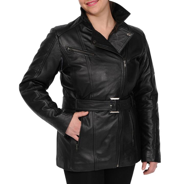 Excelled Belted Jacket - Plus