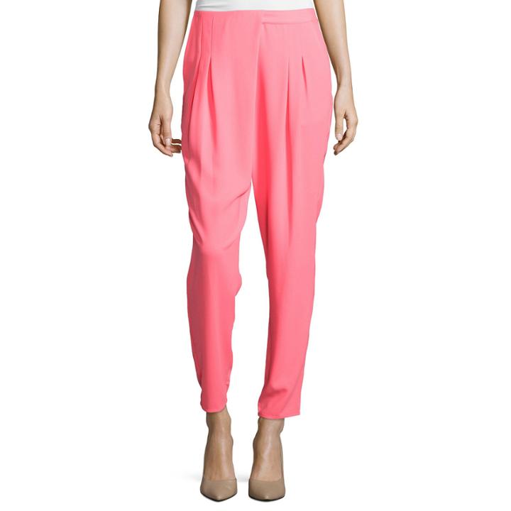 Belle + Sky&trade; Relaxed-fit Pleated Pants