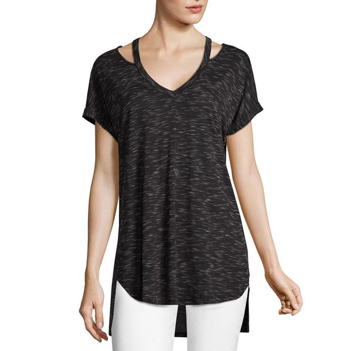 A.n.a Dolman Step Hem Tee- Talls