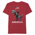 Fourth Of July Americana Dinosaur Graphic Tee