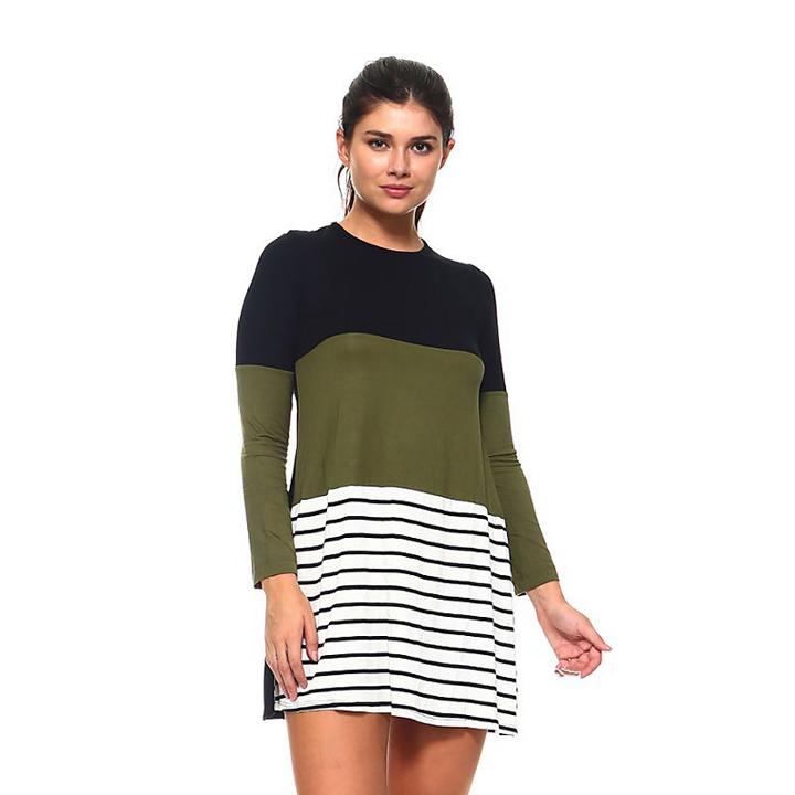 Stilletto's L/s Colorblock Swing