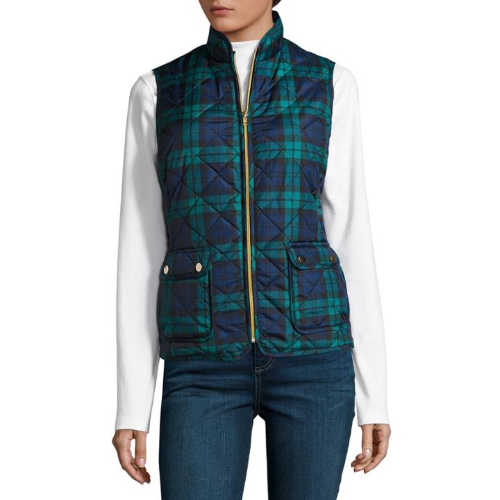 St. John's Bay Quilted Vest-talls
