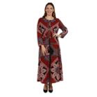 24/7 Comfort Apparel Callie Maxi Dress - Plus