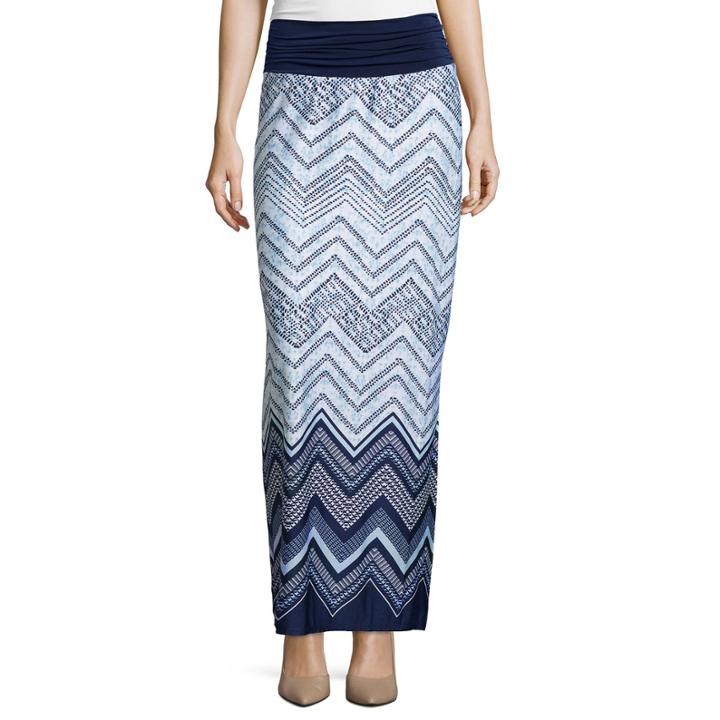 Alyx Mid-rise Print Woven Maxi Skirt