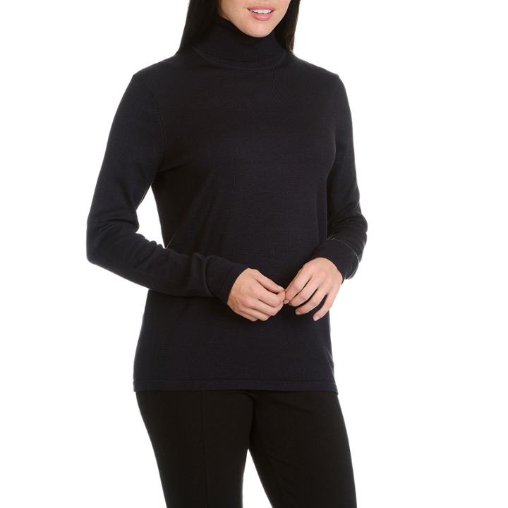 Larry Levine Long Sleeve Turtle Neck Sweater