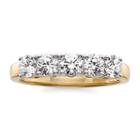 1 Ct. T.w. Diamond 10k Yellow Gold 5-stone Wedding Band