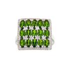 Limited Quantities Chrome Diopside Sterling Silver Ring