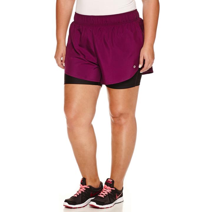 Xersion&trade; Solid Running Shorts Plus