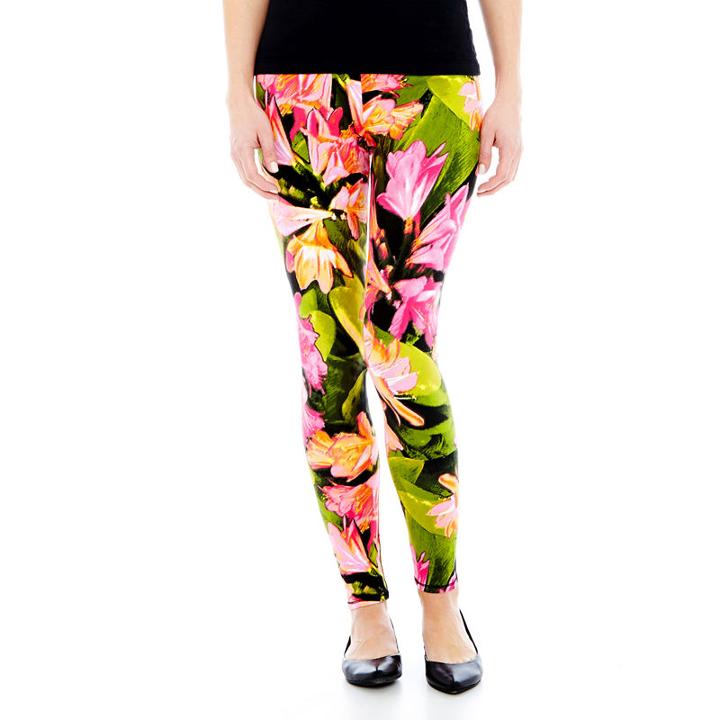 Tropical Print Leggings