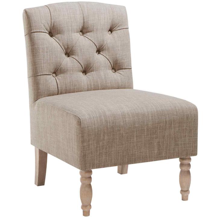 Madison Park Sylvia Tufted Armless Chair