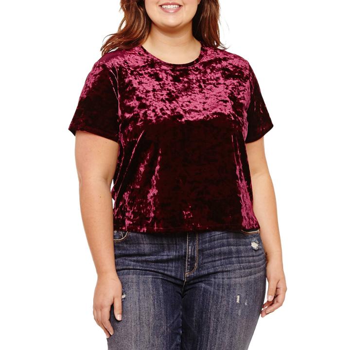 Arizona Velvet Top- Juniors Plus