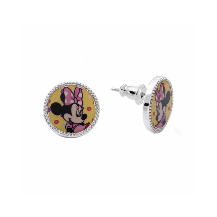 Disney Minnie Mouse Brass Stud Earrings