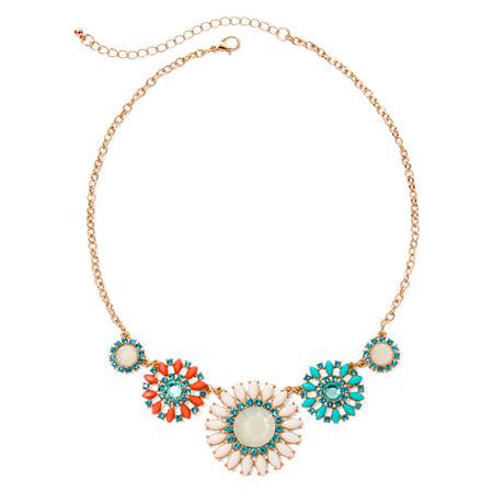 Arizona Faceted Floral Necklace