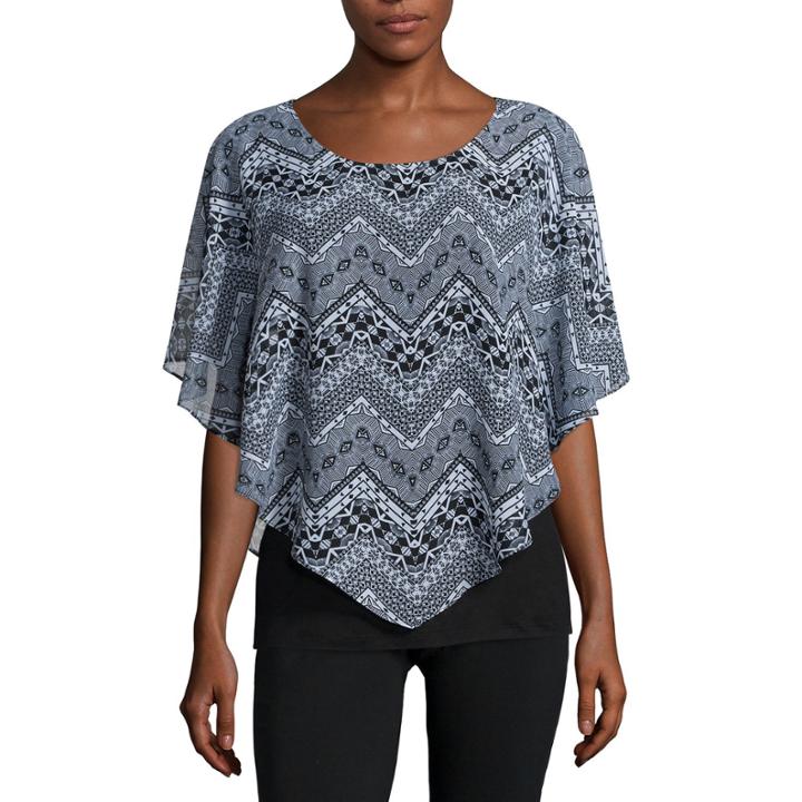 Alyx Poncho-sleeve Popover Top