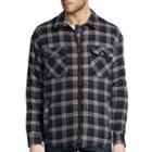 Work King Zip-front Quilt-lined Flannel Shirt