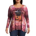 Unity World Wear Bewitching Purr Graphic Tee - Plus