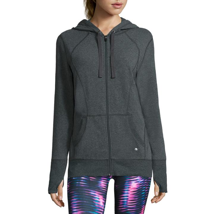 Xersion&trade; Studio Long-sleeve Full-zip Hoodie - Tall