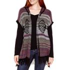 Arizona Sleeveless Poncho Cardigan