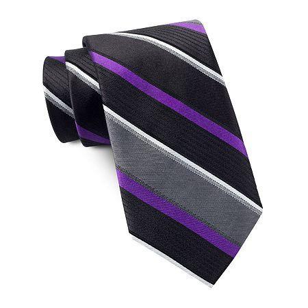 Van Heusen Sensational Stripe Slim Silk Tie
