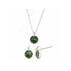 Sparkle Allure 2-pc. Green Jewelry Set