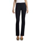 Liz Claiborne Embroidered Tapered Leg Flexi Fit Jean