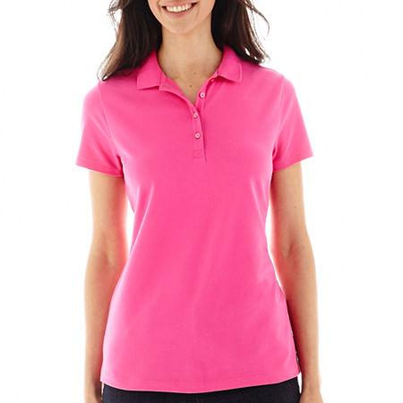 St. John's Bay Short-sleeve Polo Shirt - Tall