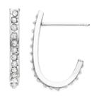 Diamond Fascination&trade; 14k Gold J-hoop Earrings