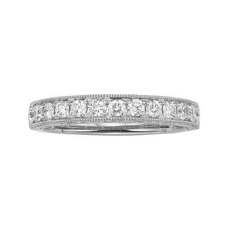 1/2 Ct. T.w. Certified Diamond 14k White Gold Wedding Band
