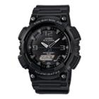 Casio Mens Black Dial Black Resin Strap Solar Sport Watch Aq-s810w-1a2