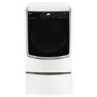 Lg Energy Star 7.4 Cu. Ft. Ultra Large Capacity Turbosteam Electric Dryer With On-door Control Panel - Dlex5000w